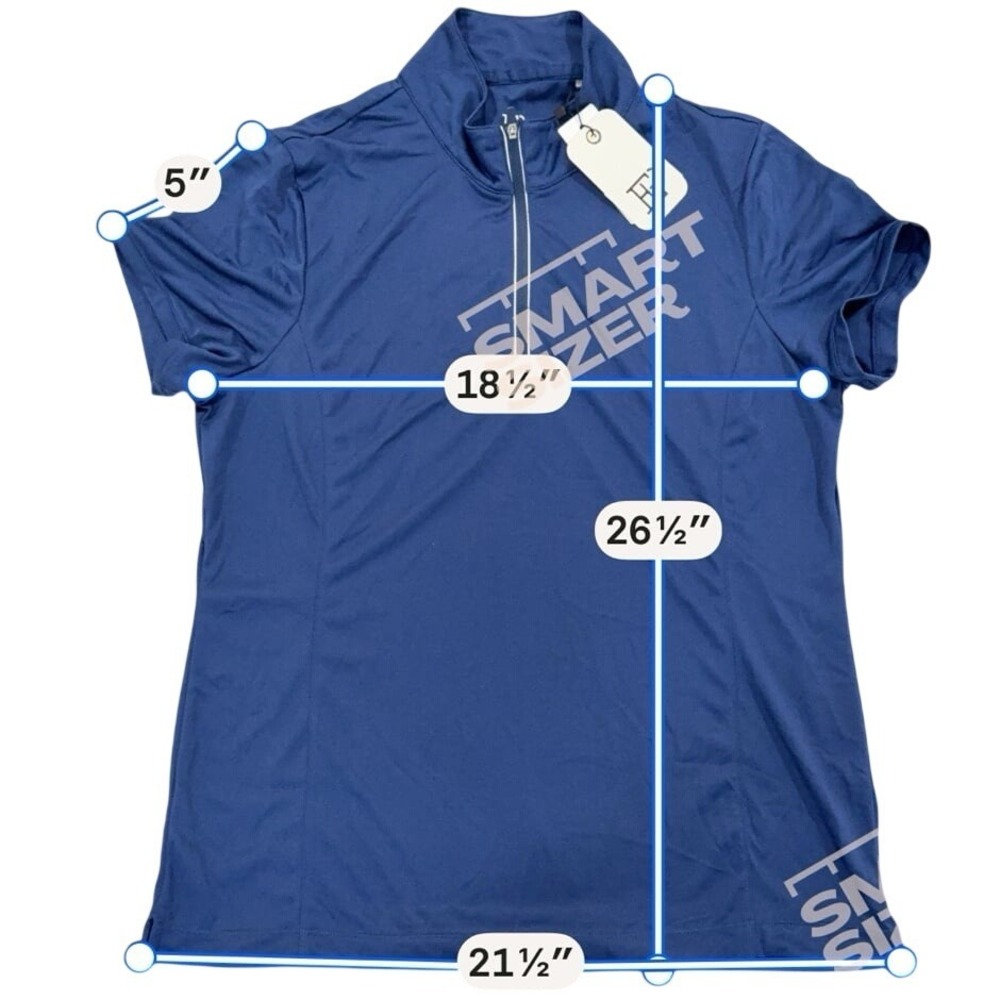 EP New York Zip Mock Polo Women's Large - Picture 2 of 7